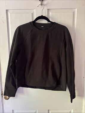 lululemon athletica Black Crewneck Sweatshirt